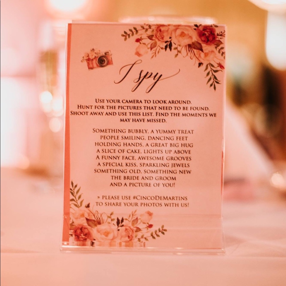 5x7” acrylic sign holders (25 total)